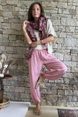 Basso Shirring Balloon Pant Rose